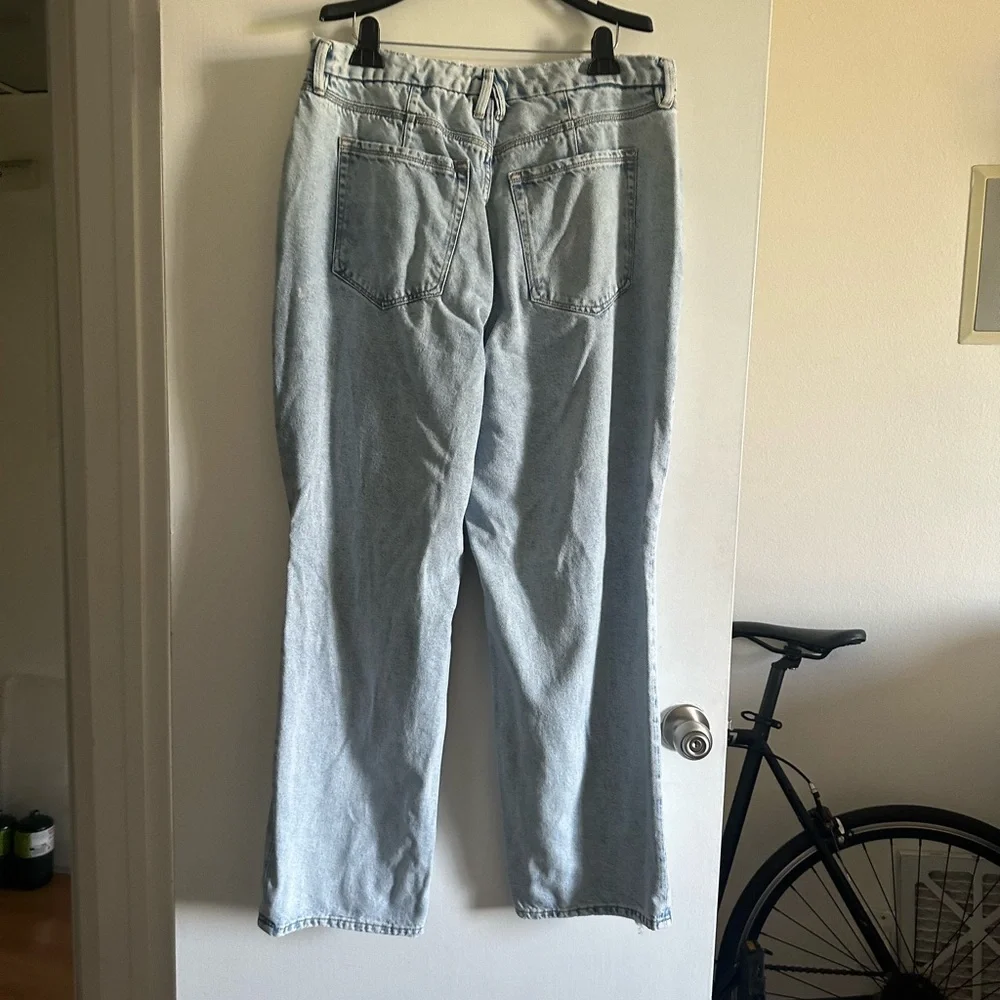 Good American Distressed Good 90’s Relaxed Jeans size 15 EUC - Picture 13 of 16